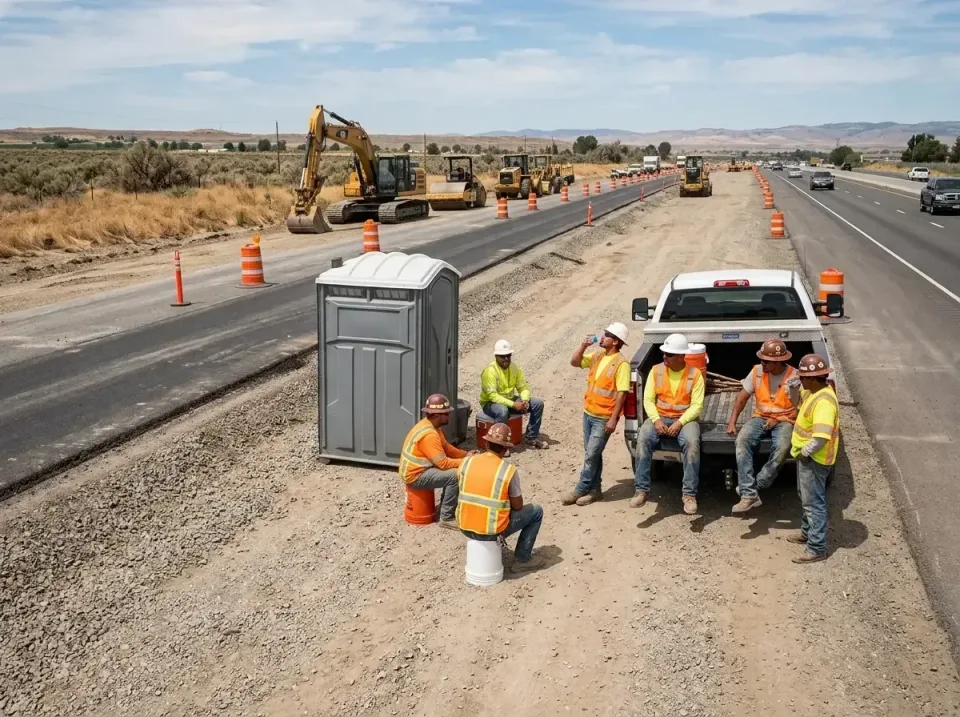 highway-road-construction-crew-007 — frequently asked questions, Porta Potty and Restroom Rentals in Wellington, KS